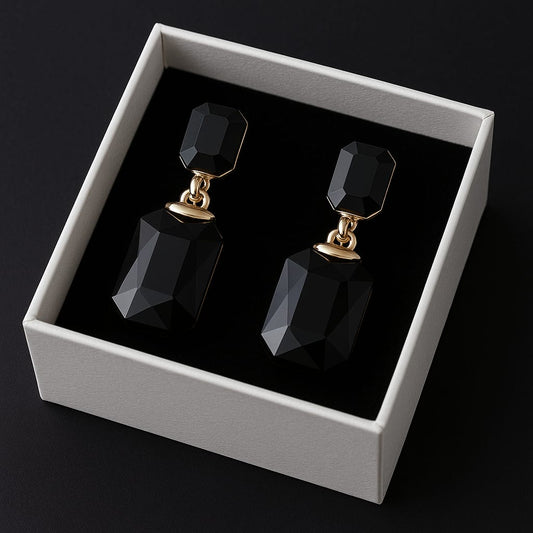 Premium Stone Drop Earrings – Graceful Shine with Elegant Detailing