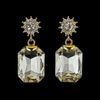 Luxury Star Crystal Earrings – Sparkling Party Jewelry for Pakistani Women