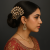 Elegant Rani Bunch Hair Jewelry – Perfect for Weddings & Festive Wear in Pakistan