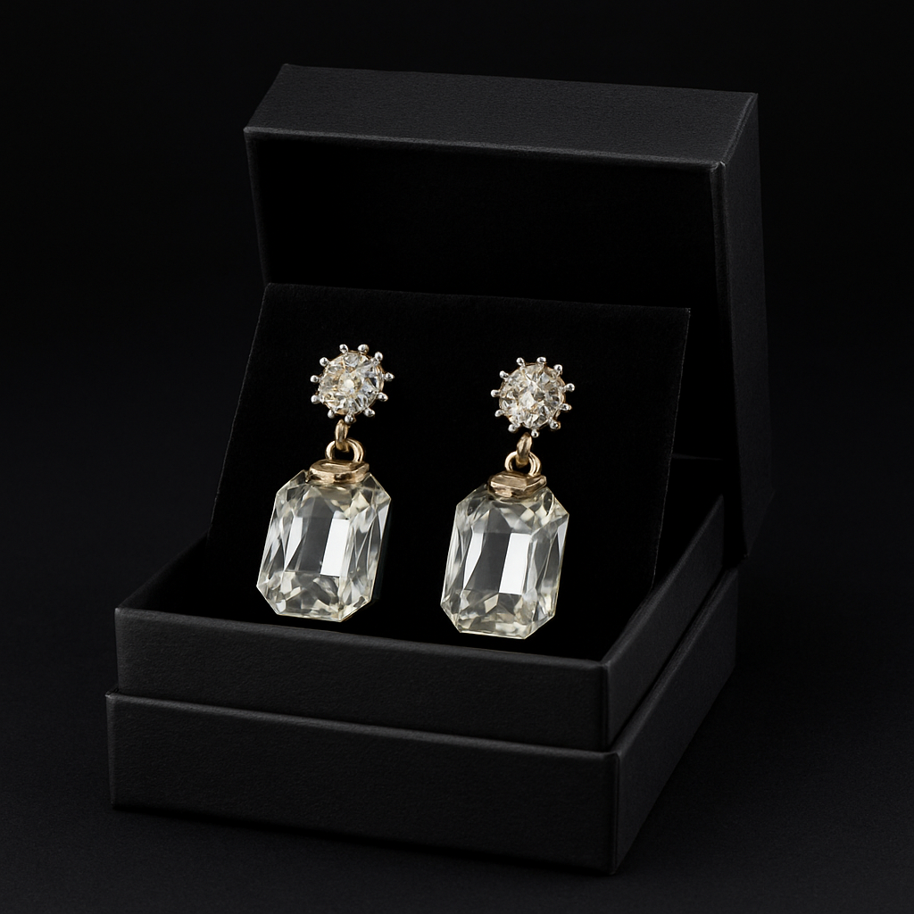 Star Crystal Earrings – Elegant Sparkle Jewelry for Women in Pakistan